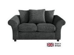 Chloe Fabric Regular Sofa - Charcoal